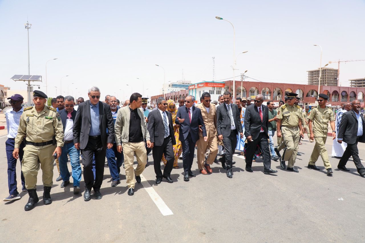 Launching a campaign to ensure traffic flow in Mauritania’s capital, Sahara Media