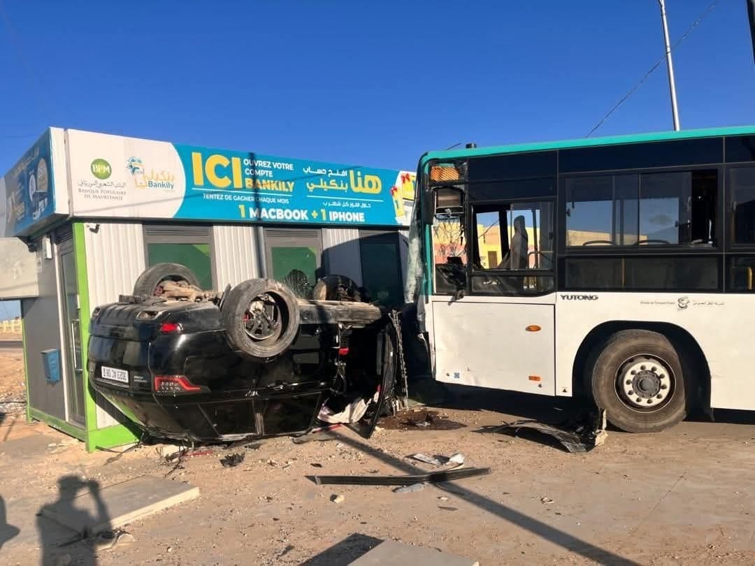 موريتانيا – 6 حوادث مرورية خلال 24 ساعة منها تصادم بحافلة طلابية صحارى للإعلام