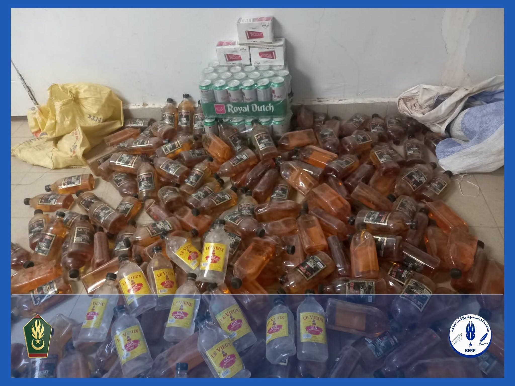 موريتانيا.. الدرك يضبط كمية “معتبرة” من المشروبات الكحولية في غابو